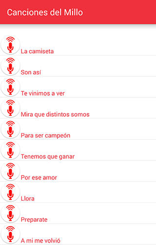 40 Canciones de River Plate - Cantos del Millo screenshot 3