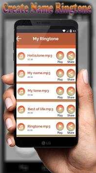 My Name Ringtone Maker - caller tune screenshot 1