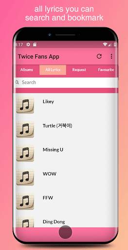 Twice Songs Lyrics & Wallpapers screenshot 3