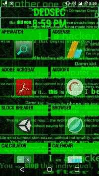 Ultra DedSec Hacker's Launcher Theme screenshot 4