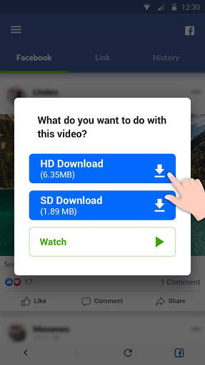 Video downloader for Facebook 2021 screenshot 3