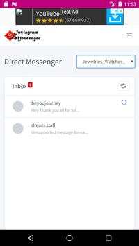 Instagram Messenger - Multiple Accounts Messenger screenshot 6