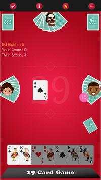29 Card Game screenshot 1