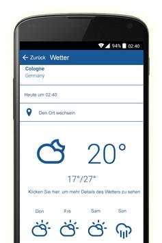 Wetter in Köln screenshot 1