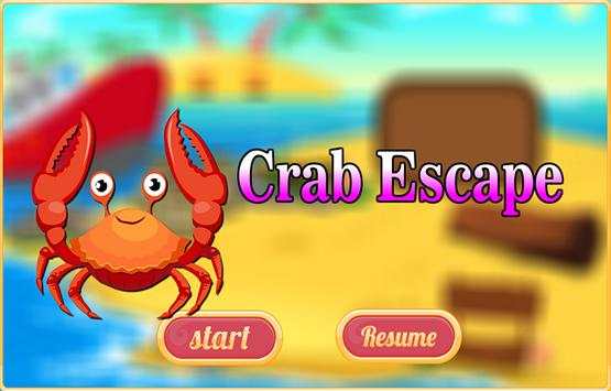 Free New Escape Game 4 Crab Escape screenshot 1