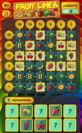 GAME I MAKE - Fruit Lines screenshot 2