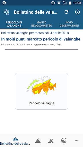 White Risk - App Valanghe SLF screenshot 1