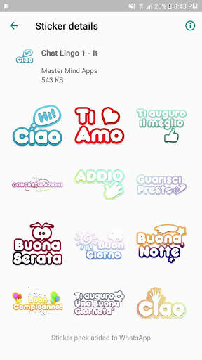 Chat Lingo Text Stickers - WAStickerApps screenshot 7