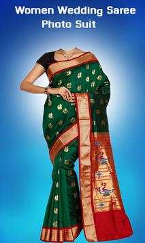Women Wedding Saree Photo Suit 2 تصوير الشاشة