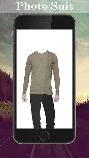 Man T-shirt Photo Suit screenshot 2
