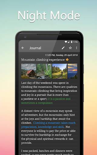 Private Journal - With Calendar, Lock, Themes 2020 4 تصوير الشاشة