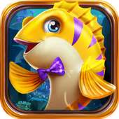 Fish king icon