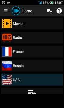 m3u Streams Pro, custom live TV and radio player screenshot 1