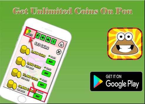 Coins On Pou Hack 2017 - Unlimited Gems ! - Prank screenshot 3