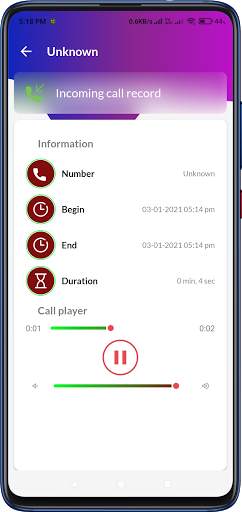 Automatic call recording: call recoder screenshot 3