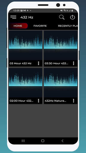 432hz music player screenshot 1