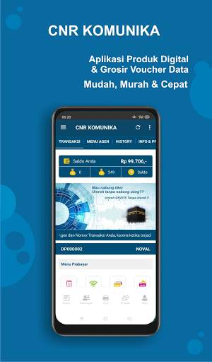 CNR KOMUNIKA : Aplikasi Pulsa screenshot 1