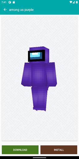 Among us Skins for Minecraft PE screenshot 4