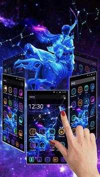Sagittarius Constellation Blue  Launcher Theme screenshot 5