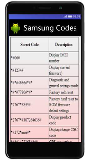 Secret Codes For Android – Access Hidden Info screenshot 6