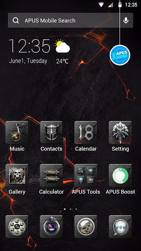 بارد فارس الظلام-APUS Launcher theme 1 تصوير الشاشة