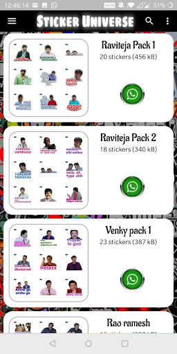 Telugu Stickers for Whatsapp SU - WAStickerApps screenshot 5