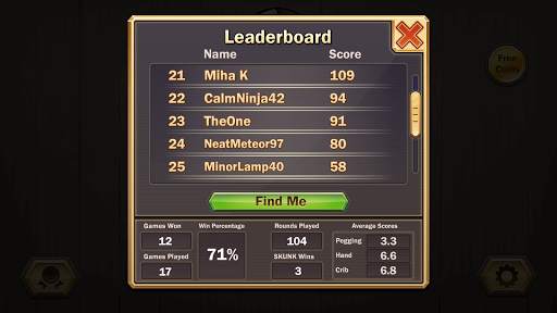 Cribbage Deluxe скриншот 5
