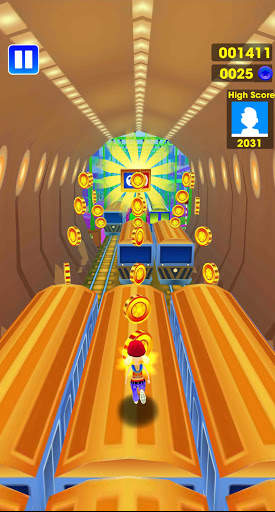 Subway Train 3D - Endless Surf Run screenshot 2