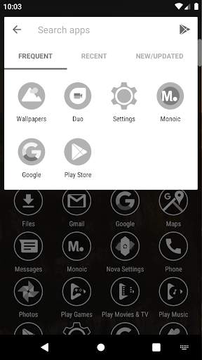 Monoic Icon Pack: White, Monotone, Minimalistic screenshot 8