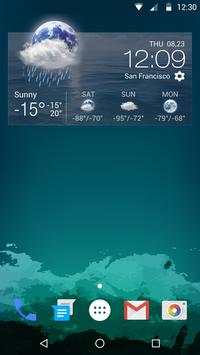 Clock And Weather Wallpaper screenshot 3
