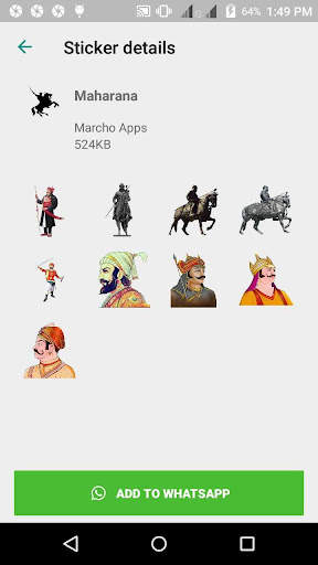WAStickerApps - Rajput Sticker screenshot 3