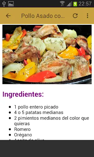 RECETAS  CON POLLO screenshot 5