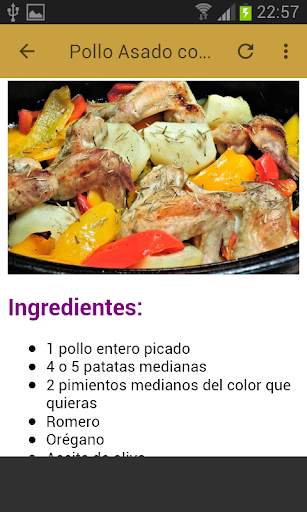 RECETAS  CON POLLO 5 تصوير الشاشة