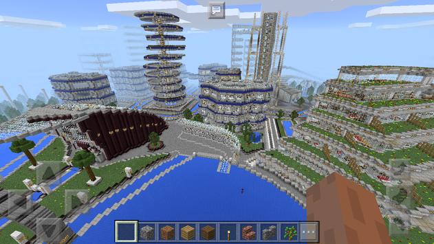 Futuristic City Minecraft map screenshot 4
