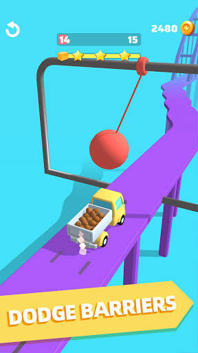 Crazy Transporter 3D - Truck driving game स्क्रीनशॉट 4