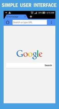 Web Browser for Android screenshot 1