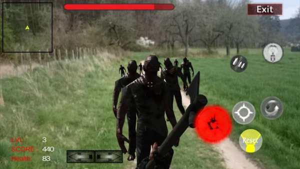Zombie Shooter Game AR Dead Walking screenshot 2