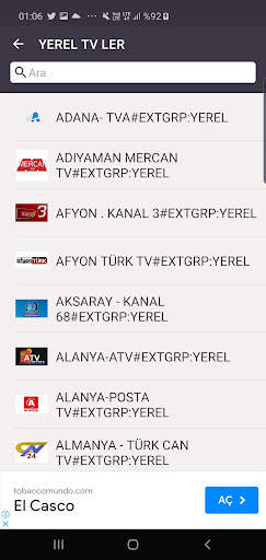MOBİL TV CANLI TV-TÜRK WORLD screenshot 2