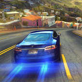 Car Traffic racer icon