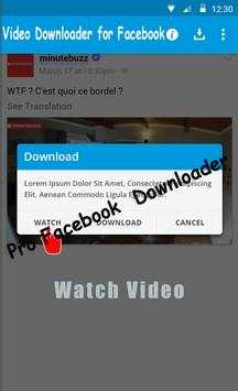 Pro Facebook Downloader screenshot 4