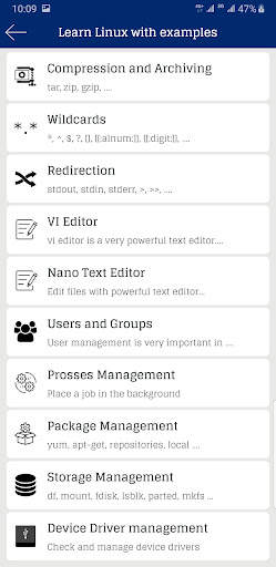 Learn Linux with Examples screenshot 3