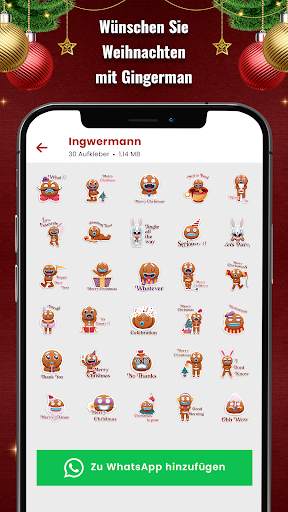 Weihnachtsaufkleber WASticker screenshot 7