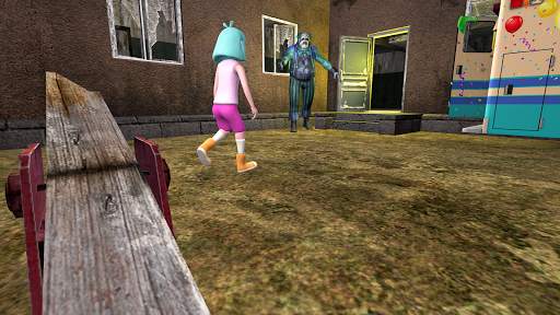 clown head haunted house granny game clown games screenshot 2