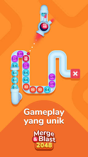 Merge & Blast 2048 screenshot 1