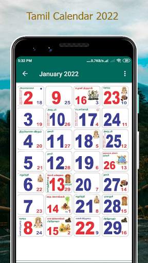 Tamil Calendar 2022 நாள்காட்டி 4 تصوير الشاشة