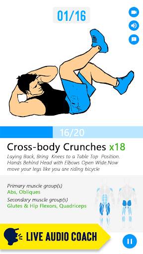 Six Pack in 30 Days - Abs Workout Lose Belly fat screenshot 4