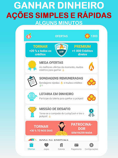 LuckyCash - Ganhe dinheiro e vales reais! screenshot 7