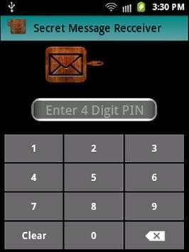 Secret Message Receiver Lite screenshot 1