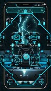 Future Lightning Technology Launcher Theme screenshot 1