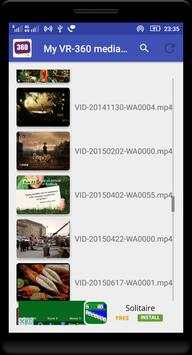 My VR-360 Media Player 1 تصوير الشاشة
